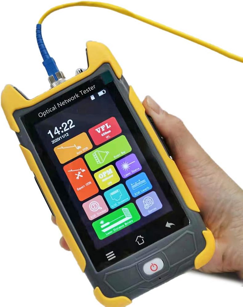 Mini-Pro OTDR 850/1300nm 22/20dB 4.3 inches Touch Screen Optical Network Tester K6898