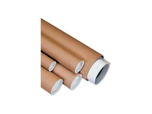 Mailing Tubes with Caps, 3x22 x 12 M984