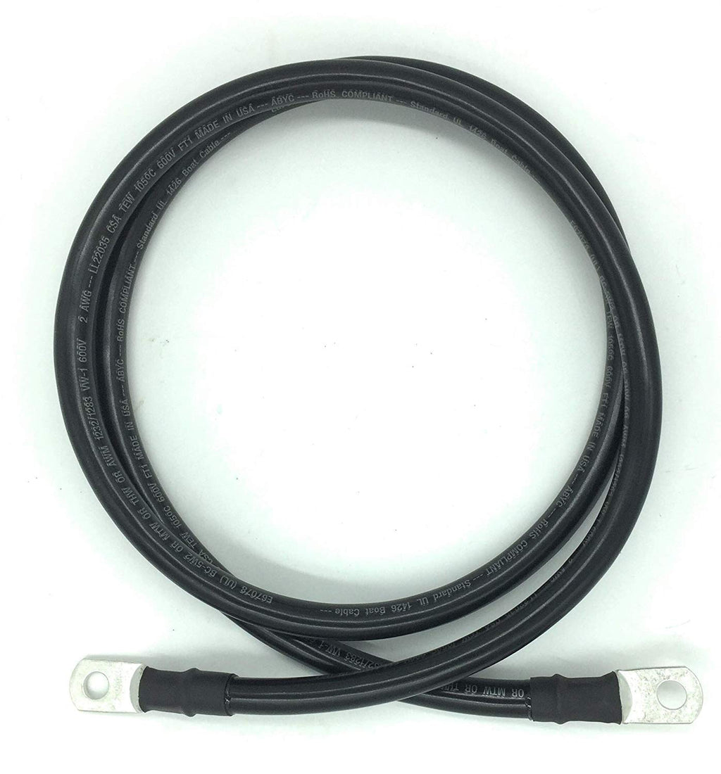 2 AWG Marine Grade Battery Cables with 3/8” Lugs K211