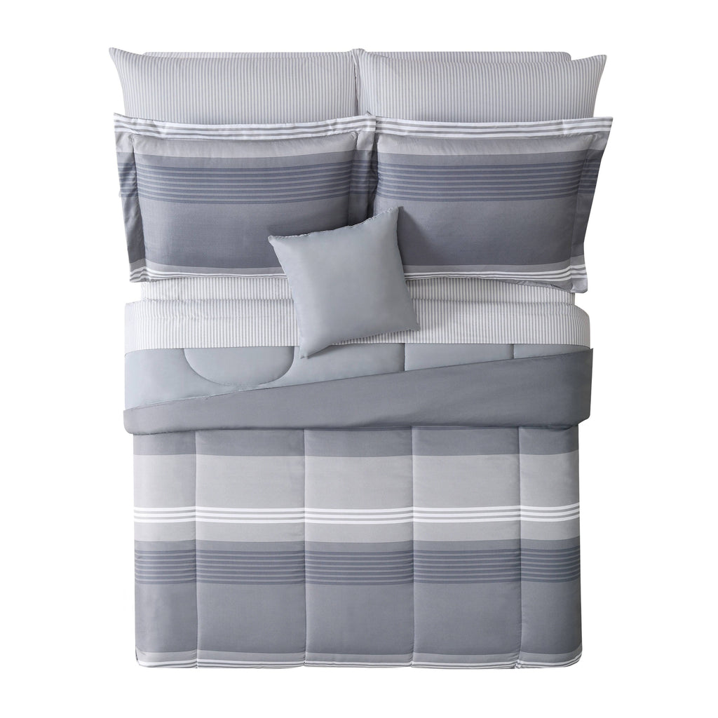 Twin XL Blue Bed in a Bag H3414