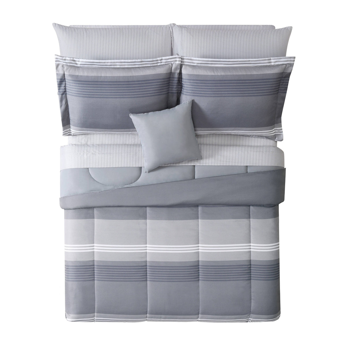 Twin XL Blue Bed in a Bag H3414