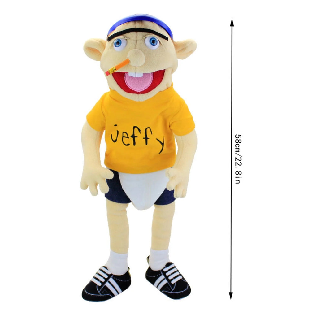 Jeffy Puppet Plush Toy, 24 Inches Hand Puppet N835
