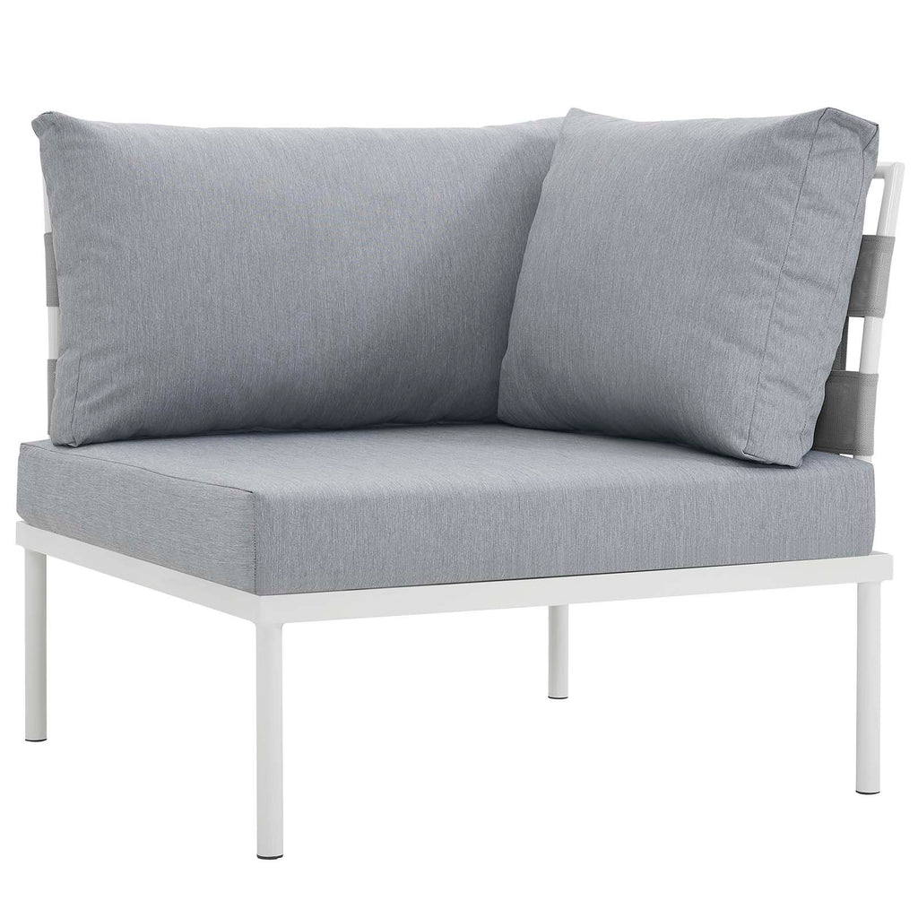 7 Piece Outdoor Patio Aluminum Sectional Sofa Set N565