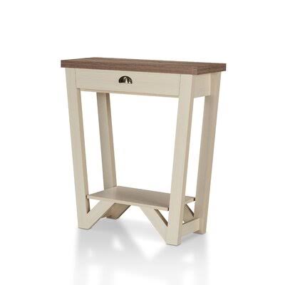 White Transitional Console Table B7792