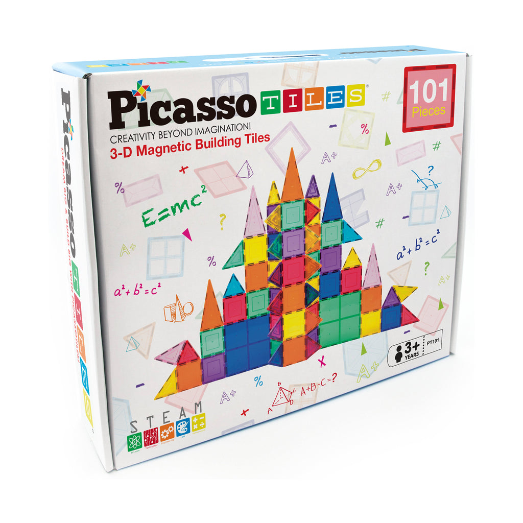 101-Pc Magnetic Building Block Set S7405