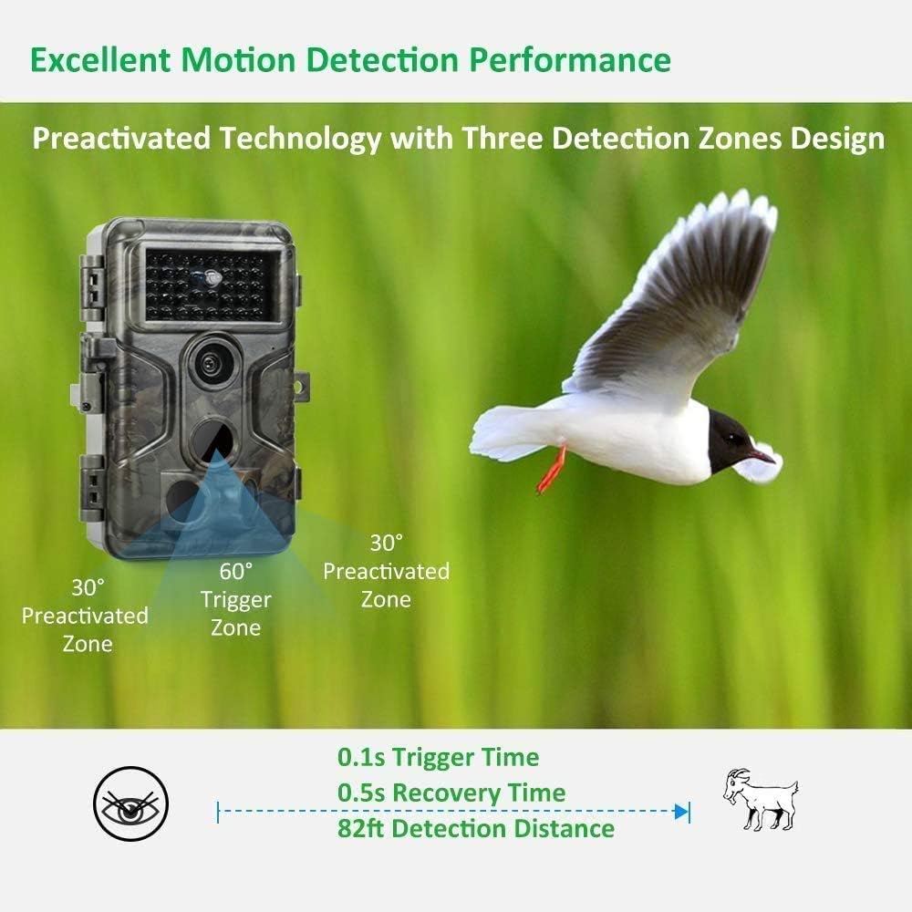 Trail Camera 24MP 1080P Waterproof Infrared Night Vision J9455