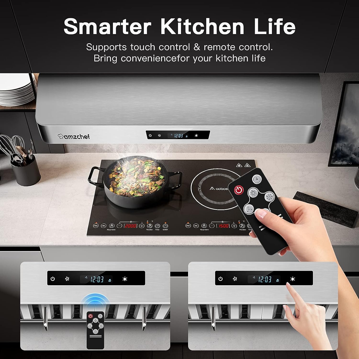 30 inch 700CFM Stainless Steel Wall Mount Range Hood V895096