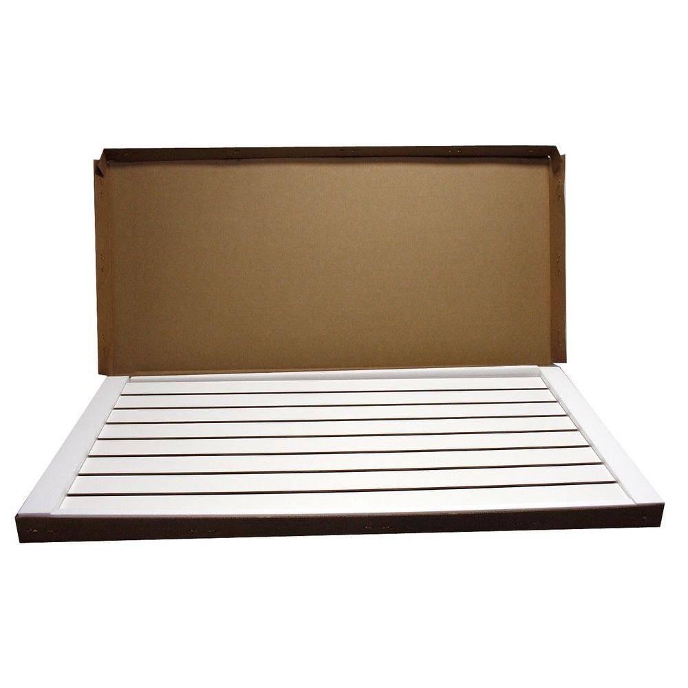 White Slatwall Easy Panel (2-Piece per Box) J5073