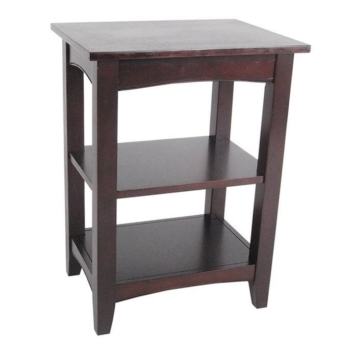 2-Shelf Wood End Table - Cherry H191752