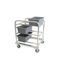 Heavy Duty Aluminum 6 Lug Carts 35 x 27.5 x 31.25 in. W453
