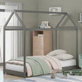 Gray Twin Canopy Bed Frame A834894