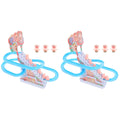 Electric Piggy Climbing Stairs Tracks Slide Toy D426068