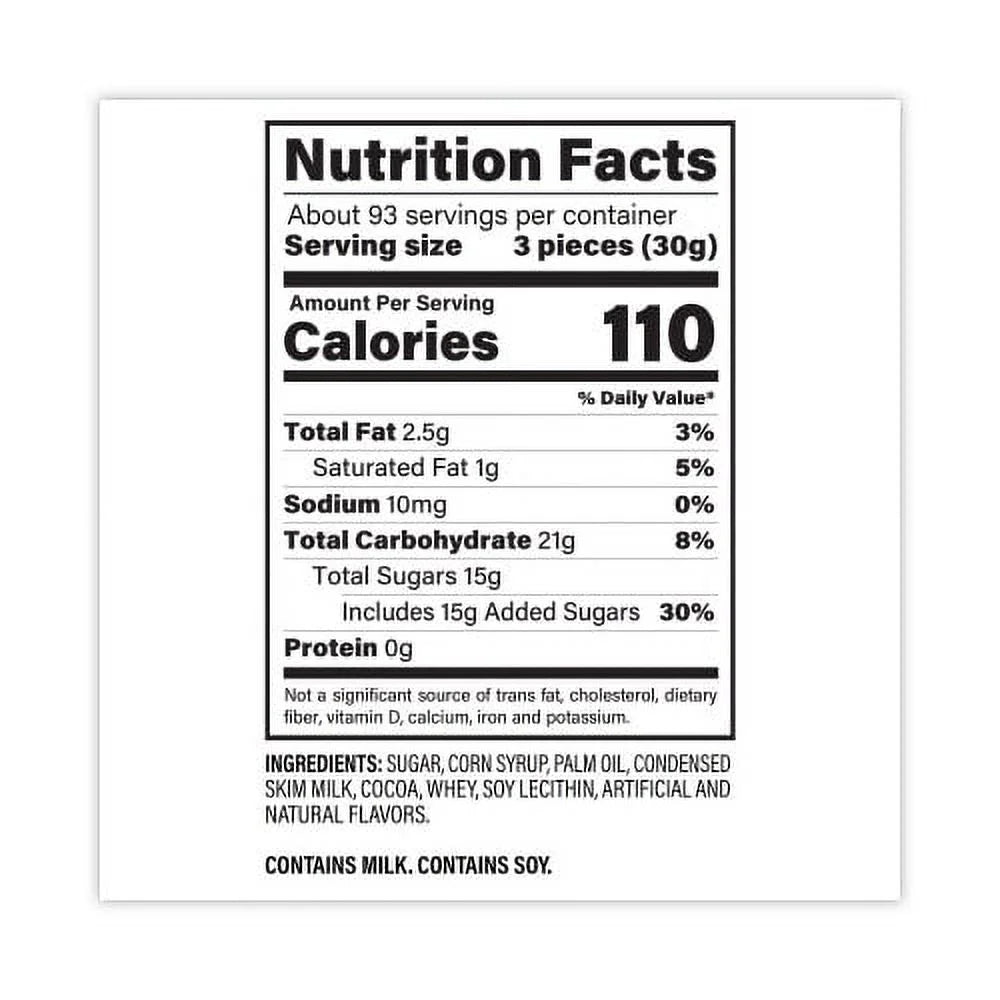 Tootsie Roll Tub, 6.75 lb, Approximately 280 Individually Wrapped Rolls S55241