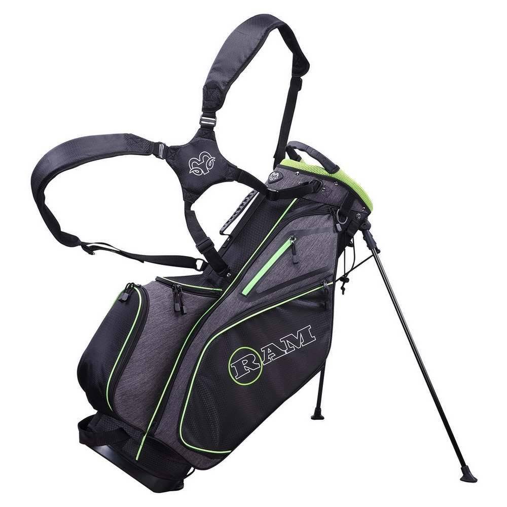 Black/Neon Stand/Carry Golf Bag L2394