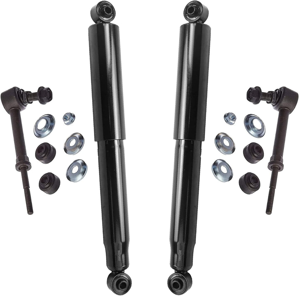 4PC Rear Shock Absorbers and Rear Sway Bars for Chevrolet Equinox GMC Terrain Pontiac Torrent Z98709