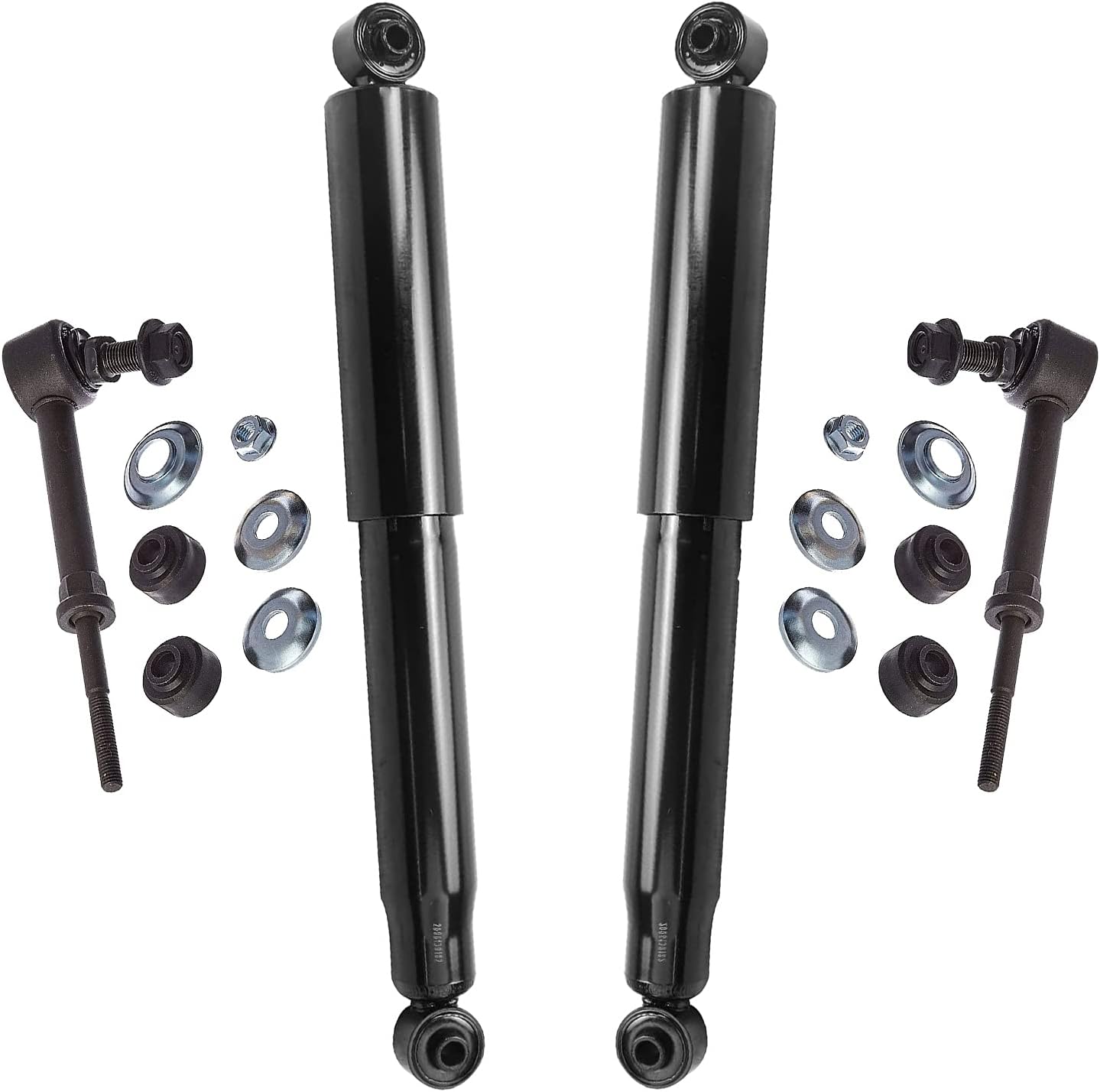 4PC Rear Shock Absorbers and Rear Sway Bars for Chevrolet Equinox GMC Terrain Pontiac Torrent Z98709