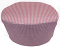 Pink & White Checked Gingham Slow Cooker Cover A8315