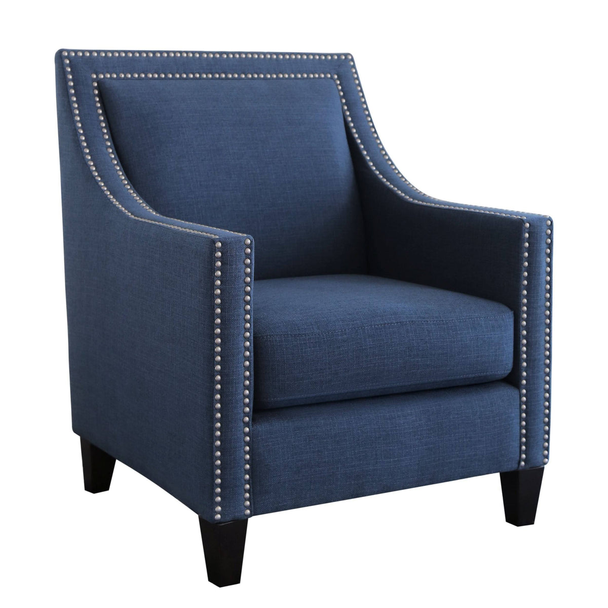 Ivory Nailhead Accent Chair Z628165