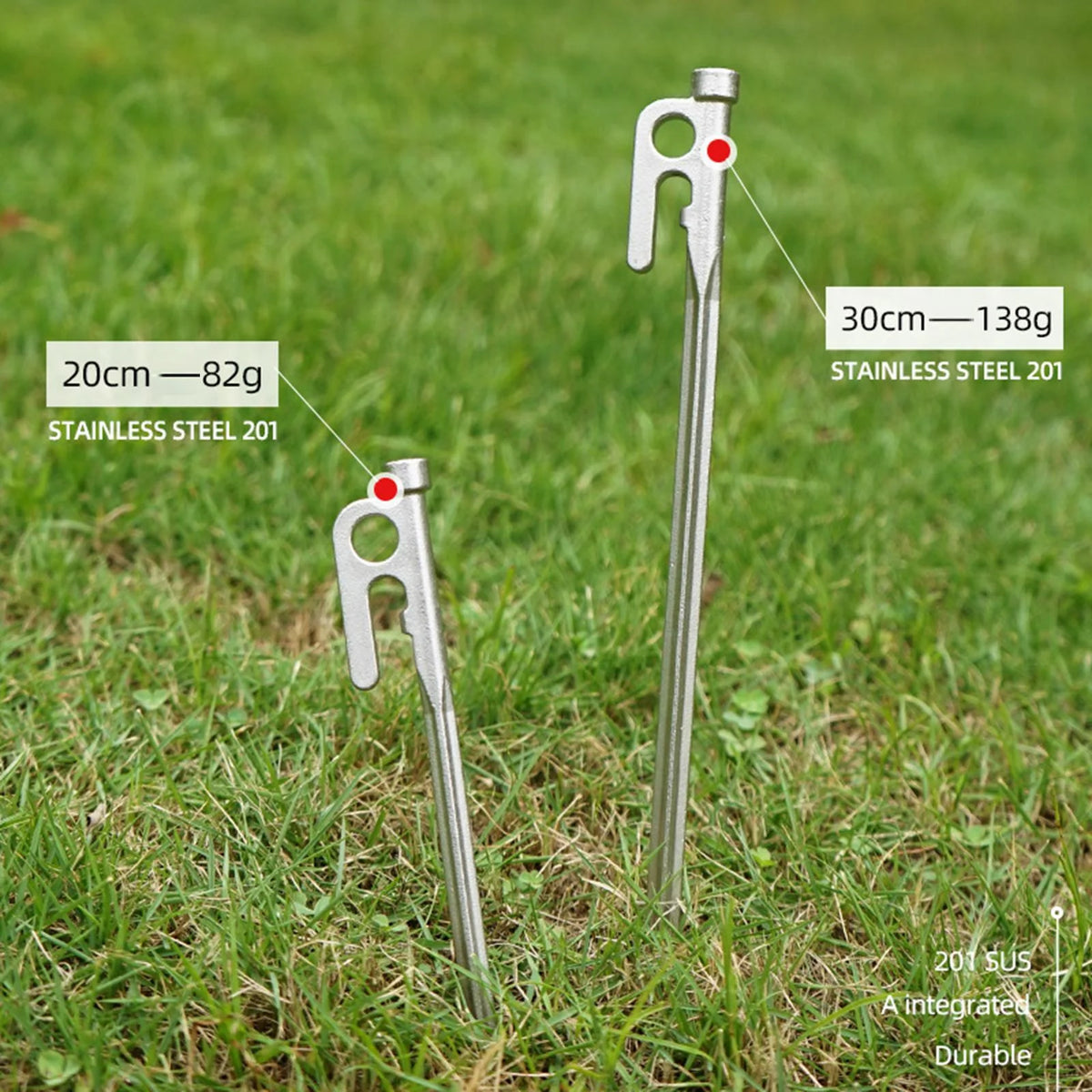 20cm Heavy Duty Garden Stakes S1297