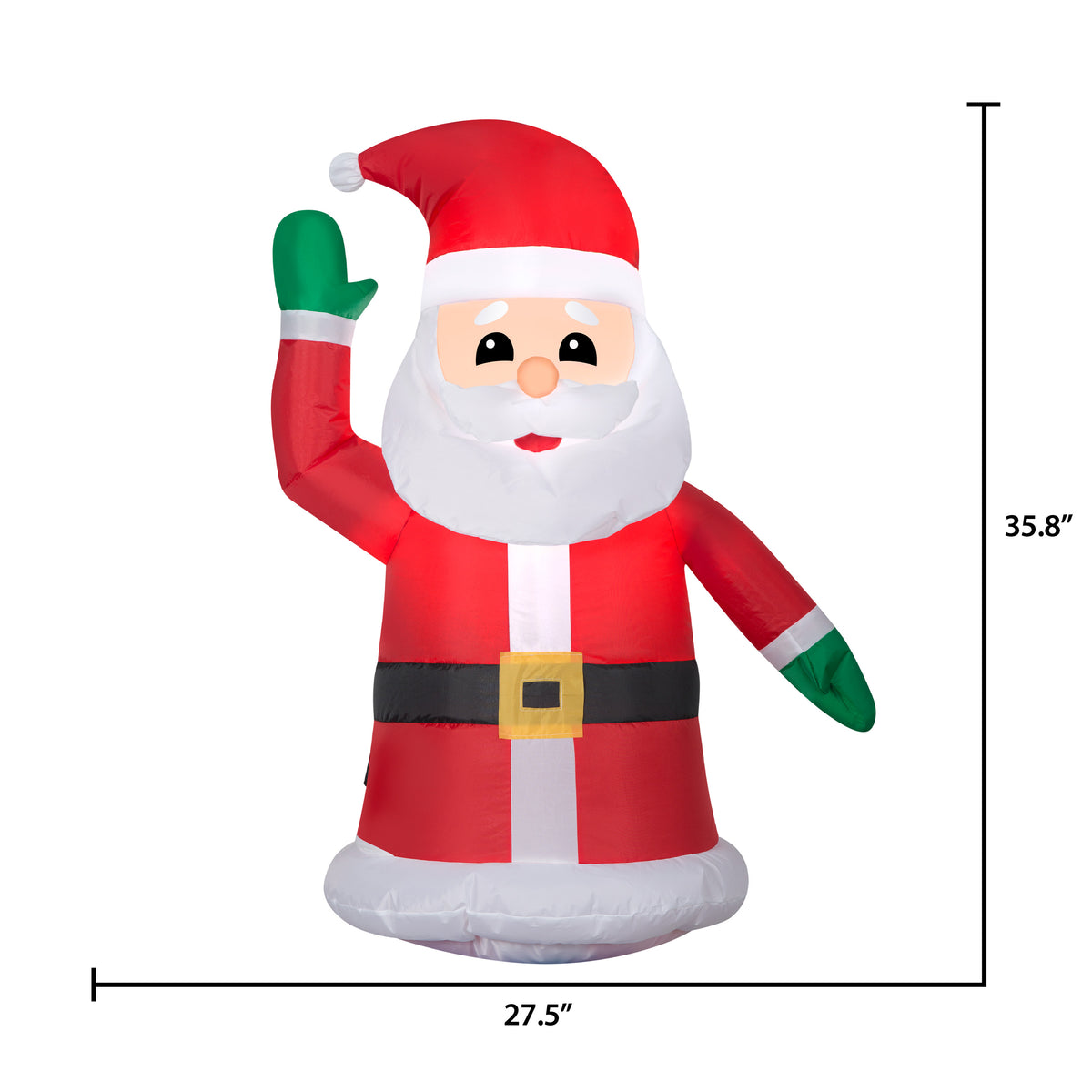 Airblown Inflatables Christmas Santa Car Buddy J362
