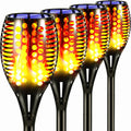 4 Pack Circle Solar Torch Lights D859860